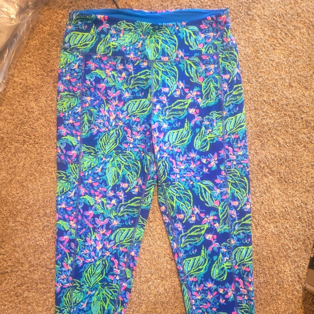 NWOT Lilly Pulitzer Weekender High Rise Midi Leggings